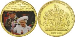 World Coins - United Kingdom , Medal, Diamond Jubilee of her Majesty the Queen, Elizabeth II