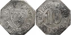 World Coins - Germany, Stadt Wiesbaden, 10 Pfennig, 1917, , Iron