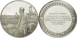 World Coins - France, Medal, Les Présidents de la République, Adolphe Thiers, , Silver