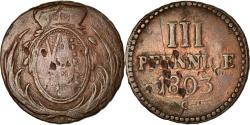 World Coins - Coin, German States, SAXONY-ALBERTINE, Friedrich August III, 3 Pfennig, 1803