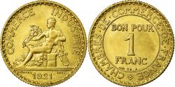 World Coins - Coin, France, Chambre de commerce, Franc, 1921, Paris,