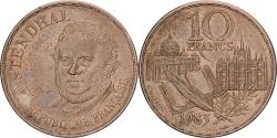 World Coins - France, 10 Francs, Stendhal, 1983, Paris, Nickel-Bronze, , Gadoury:817