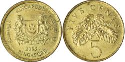 World Coins - Coin, Singapore, 5 Cents, 2005