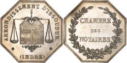 World Coins - France, Token, Notaires de l'Arrondissement d'Issoudun, Indre, n.d., Silver