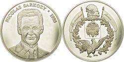 World Coins - France, Medal, Les Présidents Français, Nicolas Sarkozy, , Copper Plated