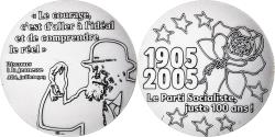 World Coins - France, Medal, Centenaire du Parti Socialiste, à Pierre Mauroy, 2005, Silvered