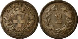 World Coins - Coin, Switzerland, 2 Rappen, 1851, Paris, , Bronze, KM:4.1