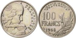 World Coins - Coin, France, Cochet, 100 Francs, 1958, Beaumont le Roger,