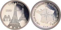 World Coins - France, Medal, Tour Eiffel, Patrimoine, , Copper-nickel