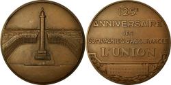 World Coins - France, Medal, Compagnie d'Assurances l'Union, 125ème Anniversaire, 1954