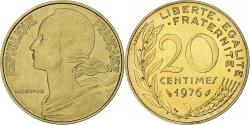 World Coins - Coin, France, Marianne, 20 Centimes, 1976, Paris, FDC,