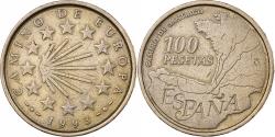 World Coins - Spain, Juan Carlos I, 100 Pesetas, 1993, Madrid, Aluminum-Bronze,