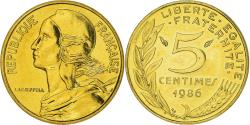 World Coins - Coin, France, Marianne, 5 Centimes, 1986, Paris, FDC,