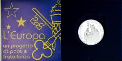 World Coins - Vatican, 10 Euro, 2002, Rome, Journée Mondiale de la Paix, , Silver