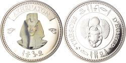 World Coins - Egypt, Medal, Trésors d'Egypte, Akhenaton, History, , Copper-nickel