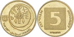 World Coins - Coin, Israel, 5 Agorot, 1985