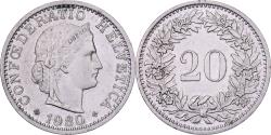 World Coins - Switzerland, 20 Rappen, 1980, Bern, Copper-nickel, , KM:29a