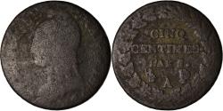 World Coins - Coin, France, 5 Centimes, AN 7/5, Paris, rooster / cornucopia, , Copper