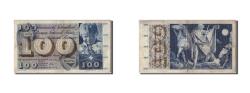 World Coins - Banknote, Switzerland, 100 Franken, 1956, 1956-10-25, KM:49a, VF(20-25)