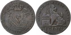 World Coins - Belgium, Leopold II, 1 Centime, 1887, Brussels, Copper,