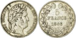 World Coins - Coin, France, Louis-Philippe, 5 Francs, 1846, Strasbourg, , Silver