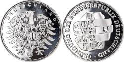 World Coins - Germany, Medal, Gründung der BRD, FDC, , Silver