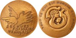 World Coins - France, Medal, French Fifth Republic, Politics, Society, War, , Bronze