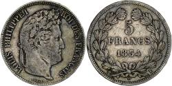 World Coins - France, 5 Francs, Louis-Philippe, 1834, Limoges, Silver, , KM:749.6