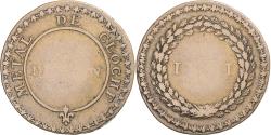 World Coins - Coin, France, Dixain de Rochon, 1791, Lyon, , Métal de cloche