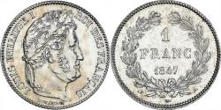 World Coins - Coin, France, Louis-Philippe, Franc, 1847, Paris, , Silver, KM:748.1