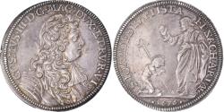 World Coins - Grand Duchy of Tuscany, Cosimo III, 1/2 Piastre, 1676, Florence, Silver