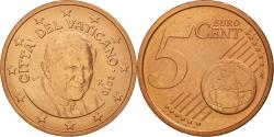 World Coins - VATICAN CITY, 5 Euro Cent, 2010, , Copper Plated Steel, KM:377