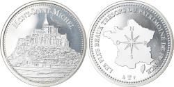 World Coins - France, Medal, Les plus beaux trésors du patrimoine de France, Mont Saint