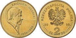 World Coins - Poland, 2 Zlote, 2008, Warsaw, Brass, , KM:634