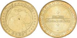 World Coins - France, Token, Brest - Océanopolis n°2, 2007, Copper-nickel Aluminium, MDP