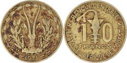 World Coins - Coin, West African States, 10 Francs, 1971