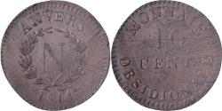 World Coins - France, Napoleon I, 10 Centimes, 1814, Antwerp, Siege Coinage, Copper