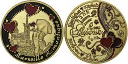 World Coins - France, Token, Marseille Romantique, Copper-nickel Aluminium, Souvenirs et