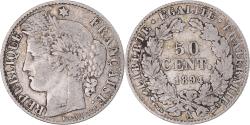 World Coins - Coin, France, Cérès, 50 Centimes, 1894, Paris, , Silver, KM:834.1