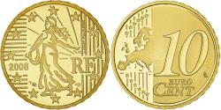 World Coins - France, 10 Euro Cent, 2008, Paris, BE, , Brass, KM:1410