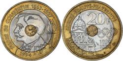 World Coins - Coin, France, Pierre de Coubertin, 20 Francs, 1994, , Tri-Metallic