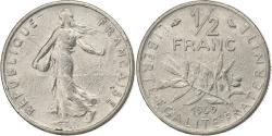 World Coins - France, 50 Centimes, Semeuse, 1969, Paris, Silver, , Gadoury:420