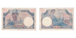 World Coins - France, 50 Francs, 1947 French Treasury, 1947, A.2 81489, EF(40-45)