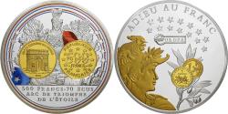 World Coins - France, Medal, Adieu au Franc, 500 Francs Arc de Triomphe de l'Etoile, Proof