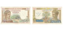 World Coins - France, 50 Francs, Cérès, 1939, P. Rousseau and R. Favre-Gilly, 1939-02-02