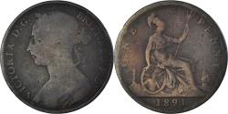 World Coins - Coin, Great Britain, Penny, 1891