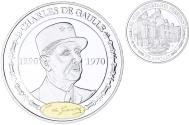 Us Coins - France, Medal, Charles de Gaulle, Les Plus Importants Présidents, Politics