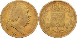 World Coins - France, 20 Francs, Louis XVIII, 1818, Lille, Gold, , Gadoury:1028