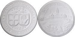 World Coins - Weimar Republic, Stadt Schwäbisch Hall, 20 Mark, 1922, , Porcelain