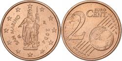World Coins - San Marino, 2 Euro Cent, 2004, Rome, Copper Plated Steel, , KM:441